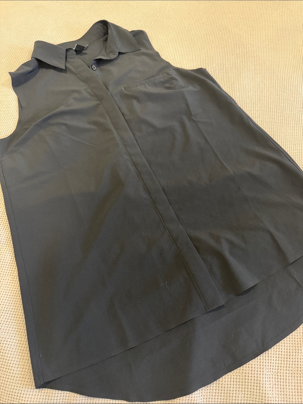 Athleta Black Women's Collared Top